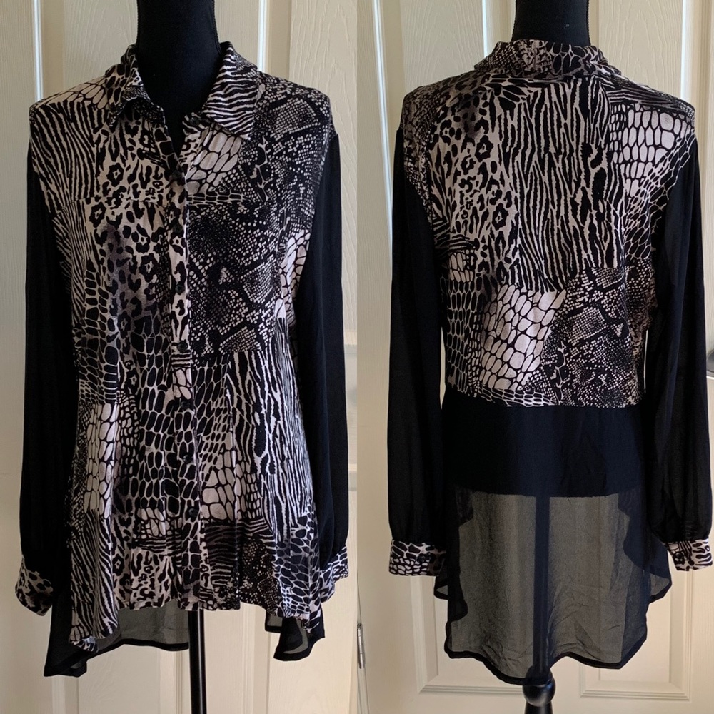 Patrizia Luca Top Animal Print